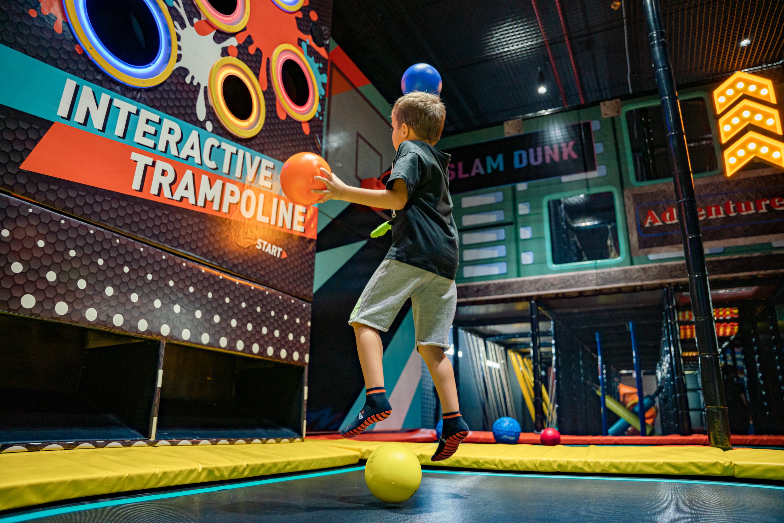 Kids having fun at RoboFun play area, Dubai's leading indoor playground